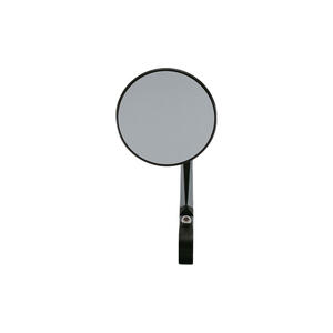Round Mirror In Aluminium-Carbon (Bar-End Fix) Left Side <p>Nero</p>